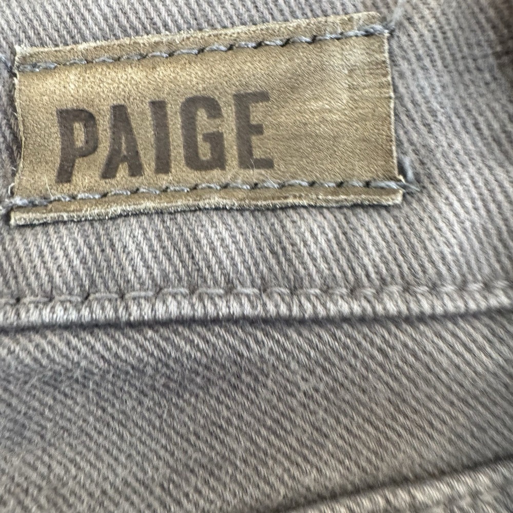 Paige Jeans Womens Size 29 Grey Skyline Skinny Low Rise Stretch Denim USA - Picture 3 of 8